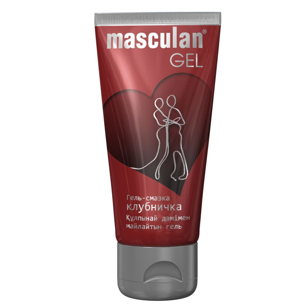 Гель-лубрикант на водной основе "Клубничка" с ароматом клубники - 50 мл.