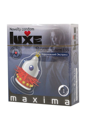 Презерватив LUXE Maxima "Королевский экспресс" - 1 шт.