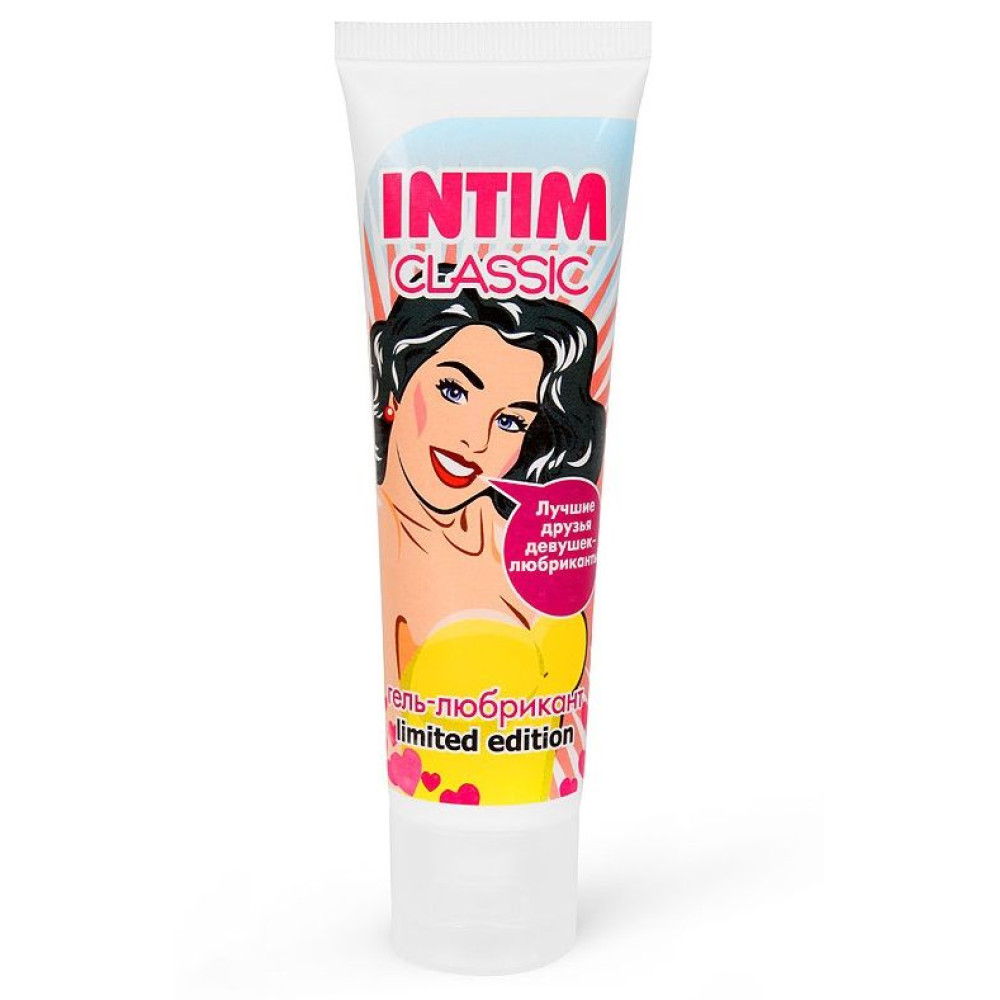 Гель-лубрикант на водной основе INTIM CLASSIC Limited Edition - 50 гр.