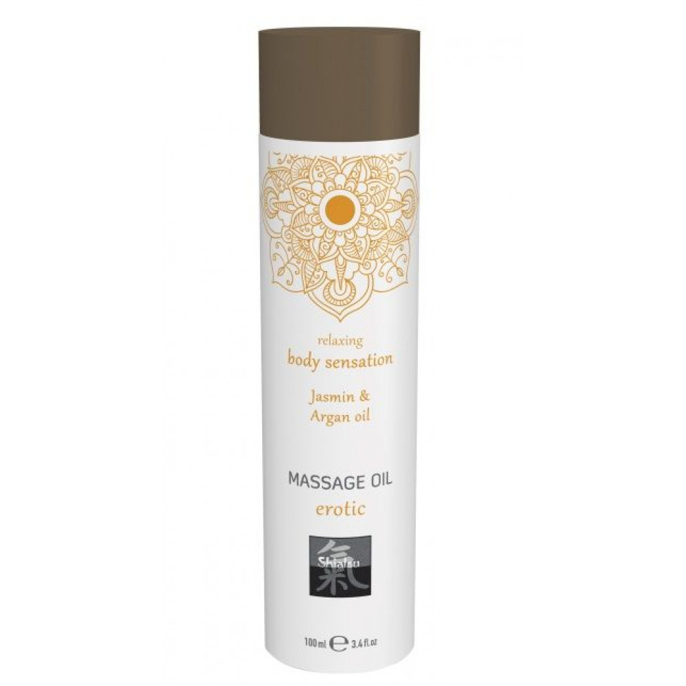 Массажное масло с ароматом жасмина с добавлением арганового масла - 100 мл.
