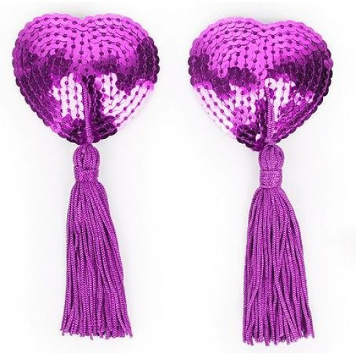 Фиолетовые пэстисы с кисточками
