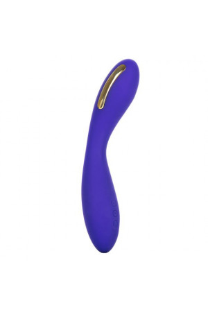 Фиолетовый вибратор с электростимуляцией Intimate E-Stimulator Wand - 21,5 см.