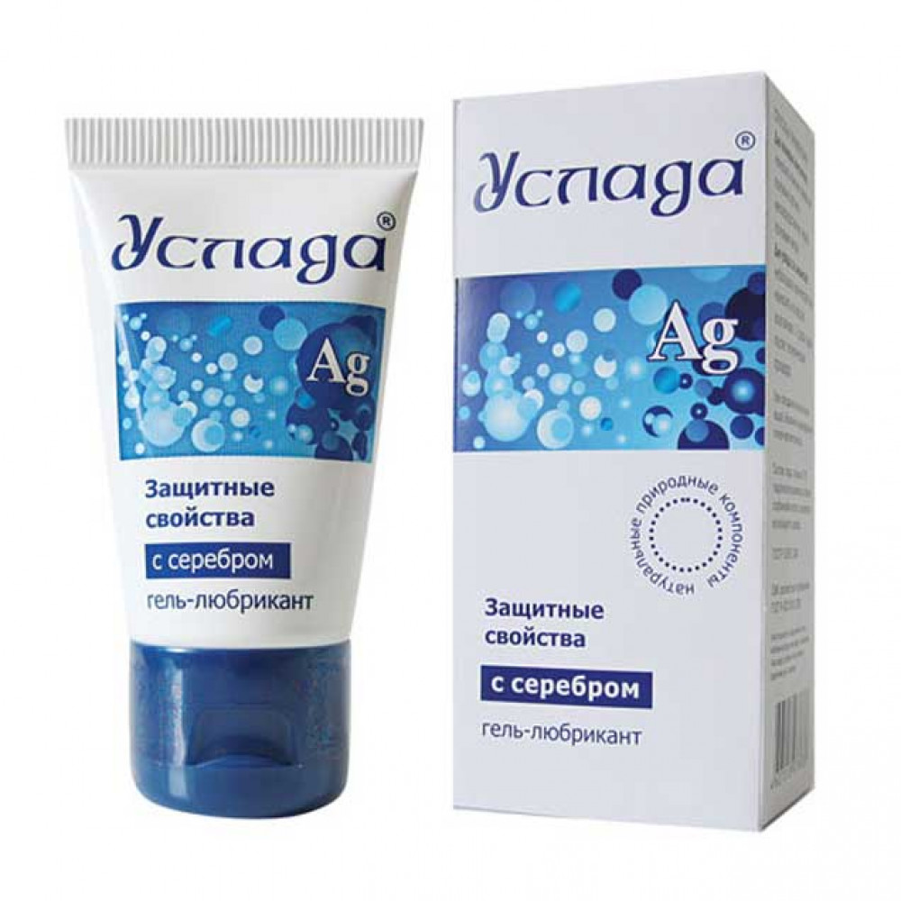 Гель-лубрикант "Услада" с серебром - 30 гр. Гель-лубрикант "Услада" с серебром - 30 гр.