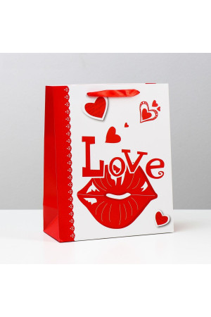 Бумажный пакет «Любовь» - 26 х 32 см.