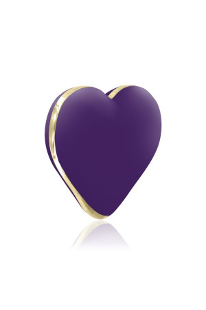 Фиолетовый вибратор-сердечко Heart Vibe