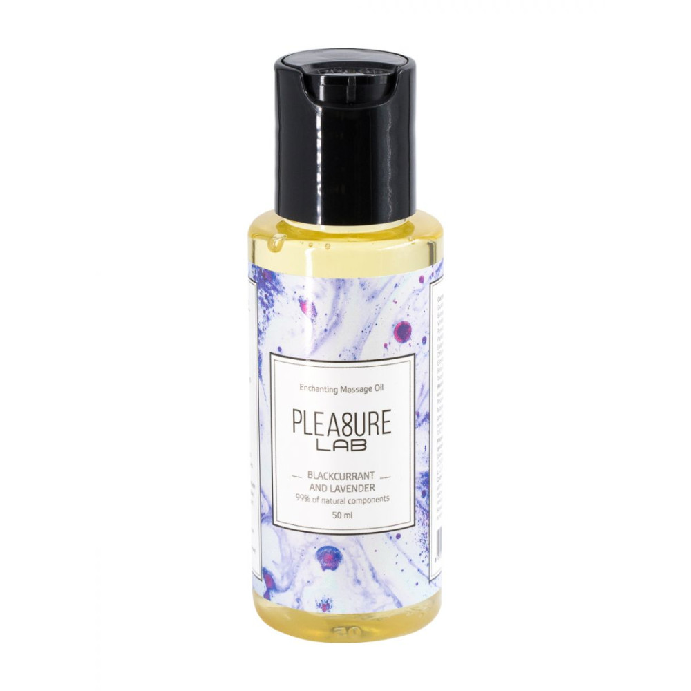 Массажное масло Pleasure Lab Enchanting с ароматом черной смородины и лаванды - 50 мл.