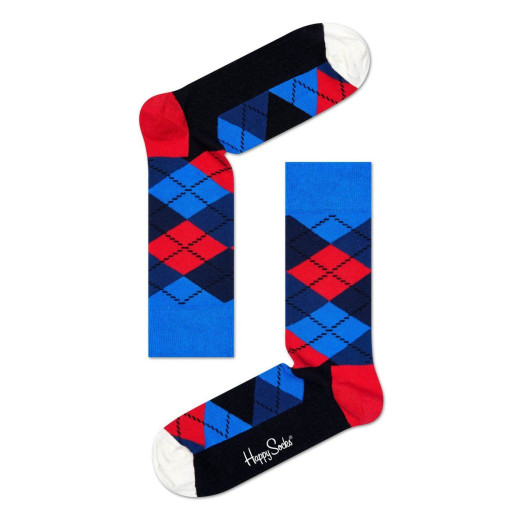 Яркие носки унисекс Argyle Sock с геометрическим принтом