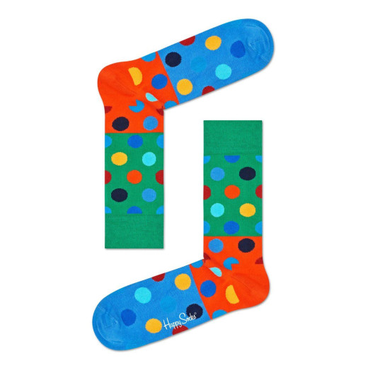 Цветные носки унисекс Big Dot Block Sock в горох