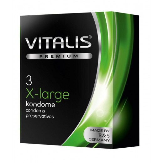 Презервативы увеличенного размера VITALIS PREMIUM x-large - 3 шт.