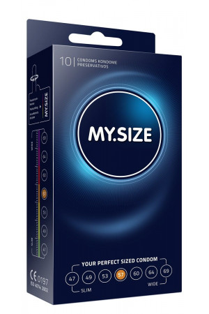 Презервативы MY.SIZE размер 57 - 10 шт.