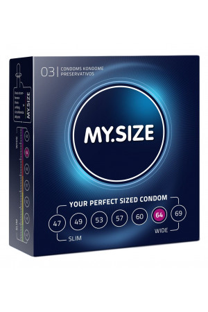 Презервативы MY.SIZE размер 64 - 3 шт.