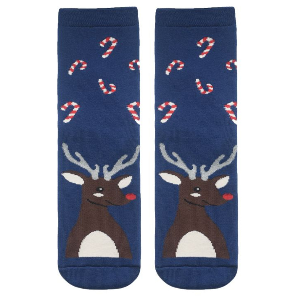 Махровые женские носки "Лапландия" с оленями