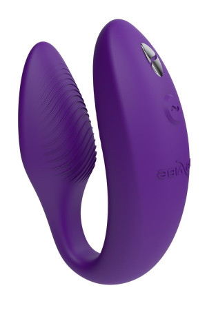 Фиолетовый вибратор для пар We-Vibe Sync 2
