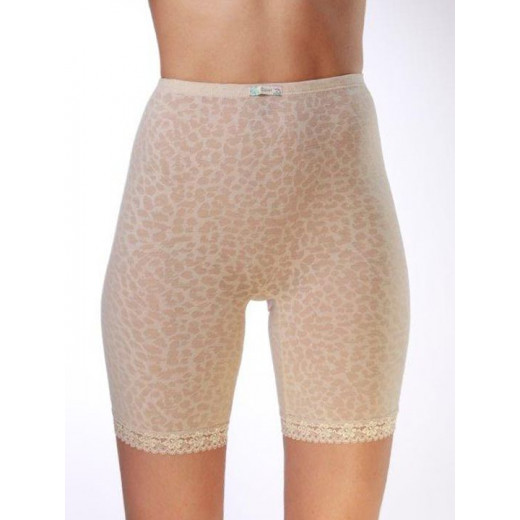 Мягкие эластичные панталоны с леопардовым принтом