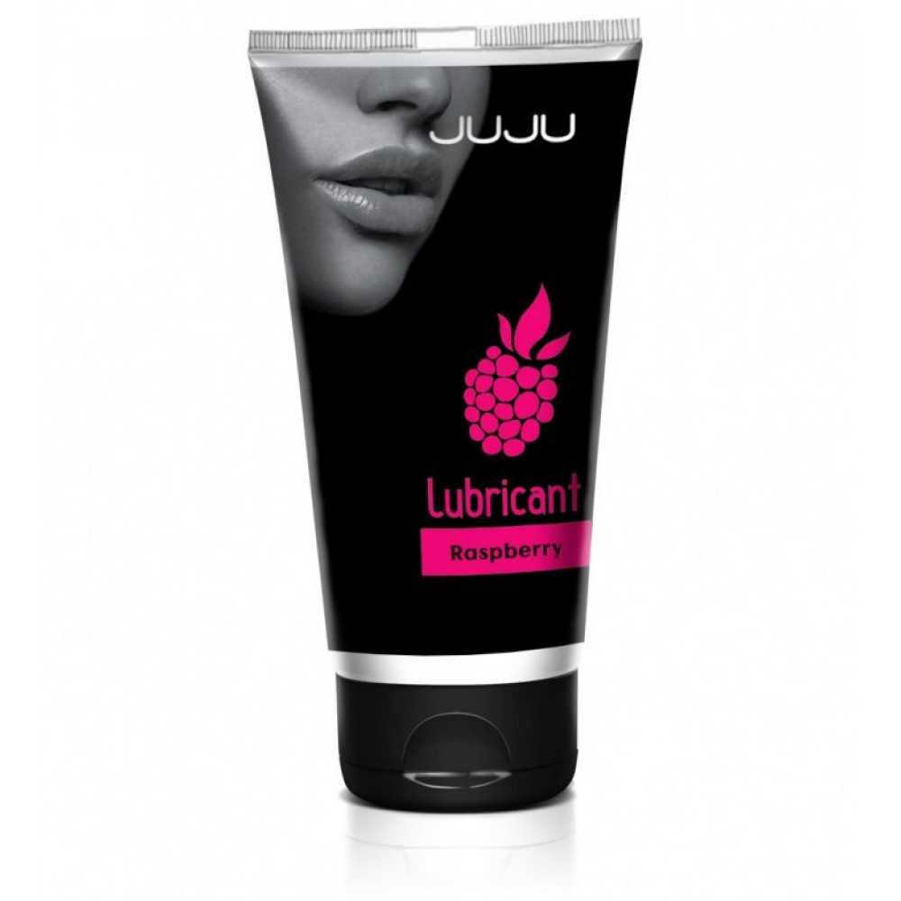Съедобный лубрикант JUJU с ароматом малины - 50 мл. Съедобный лубрикант JUJU с ароматом малины - 50 мл.