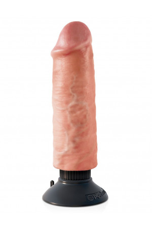 Вибромассажер-реалистик 6" Vibrating Cock - 17,8 см.