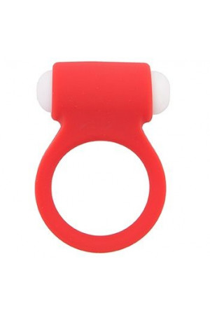 Красное эрекционное виброкольцо LIT-UP SILICONE STIMU RING 3 RED