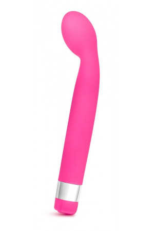 Розовый вибратор для массажа G-точки Rose Scarlet G - 17,8 см.