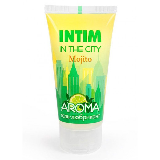 Увлажняющий лубрикант Intim Aroma с ароматом мохито - 60 гр.